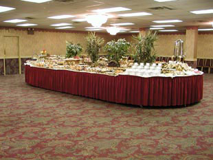 Our spacious catering hall.